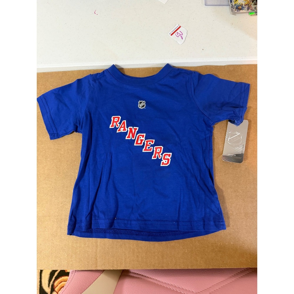 OuterStuff NHL New York Rangers T-Shirt Toddler 18M Blue Panarin #10